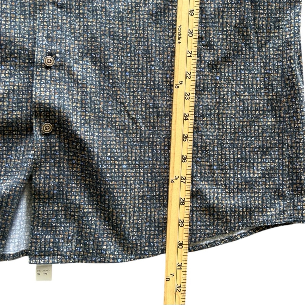 Haupt Men's Black‎ Patterned Long Sleeve Button Down Shirt  Sz XL - Picture 5 of 6